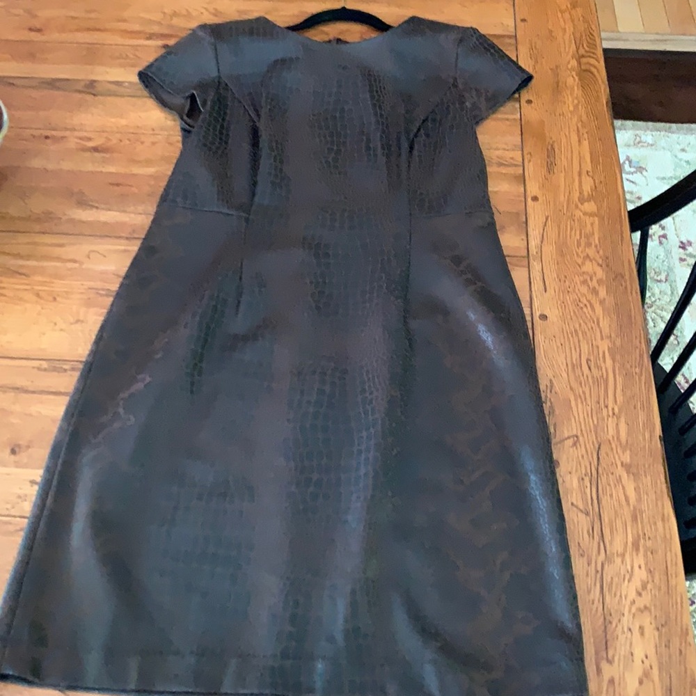 Chico’s cap sleeve animal skin look dress.mint condition. Very sharp looking on